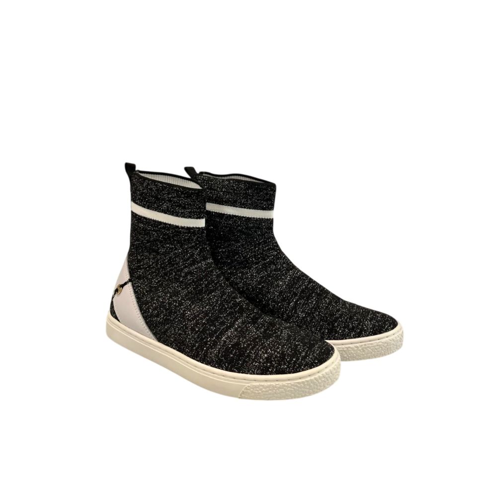 Borbonese Black Rubber Women Sneaker | Regal Royce