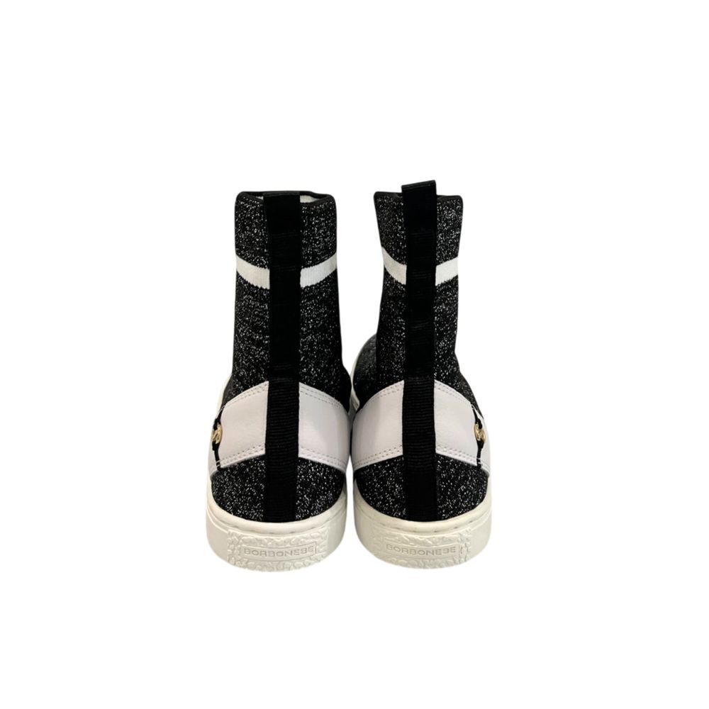 Borbonese Black Rubber Women Sneaker | Regal Royce