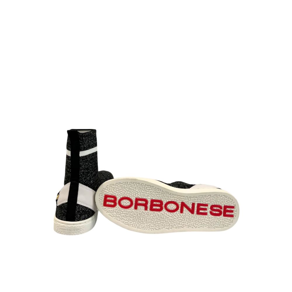 Borbonese Black Rubber Women Sneaker | Regal Royce