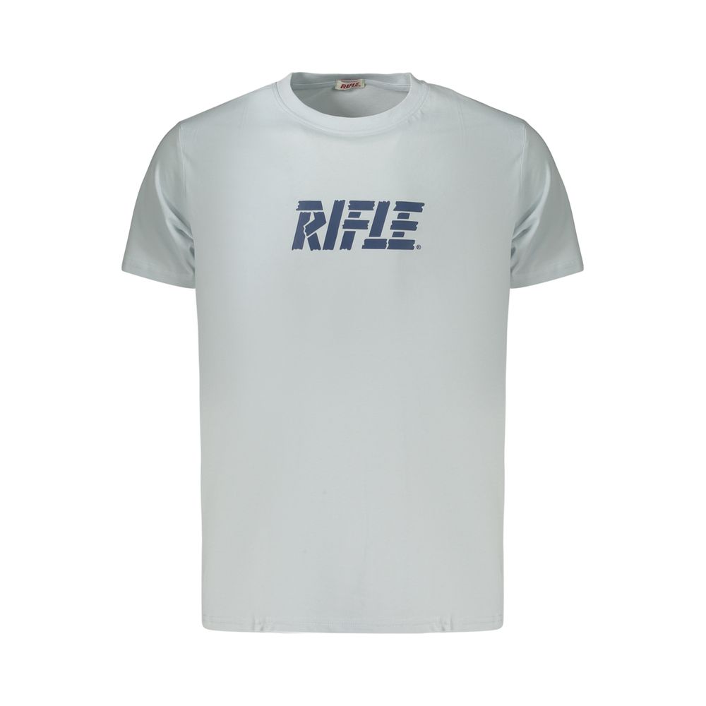 Rifle Light Blue Cotton Men's T-Shirt | Regal Royce