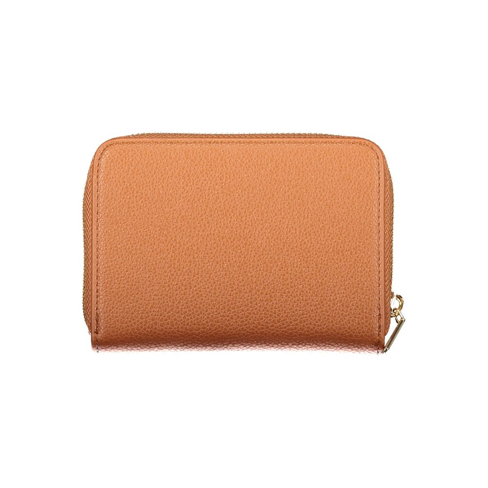 Mario Valentino Brown Polyurethane Women's Wallet | Regal Royce