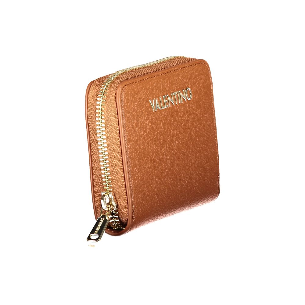 Mario Valentino Brown Polyurethane Women's Wallet | Regal Royce
