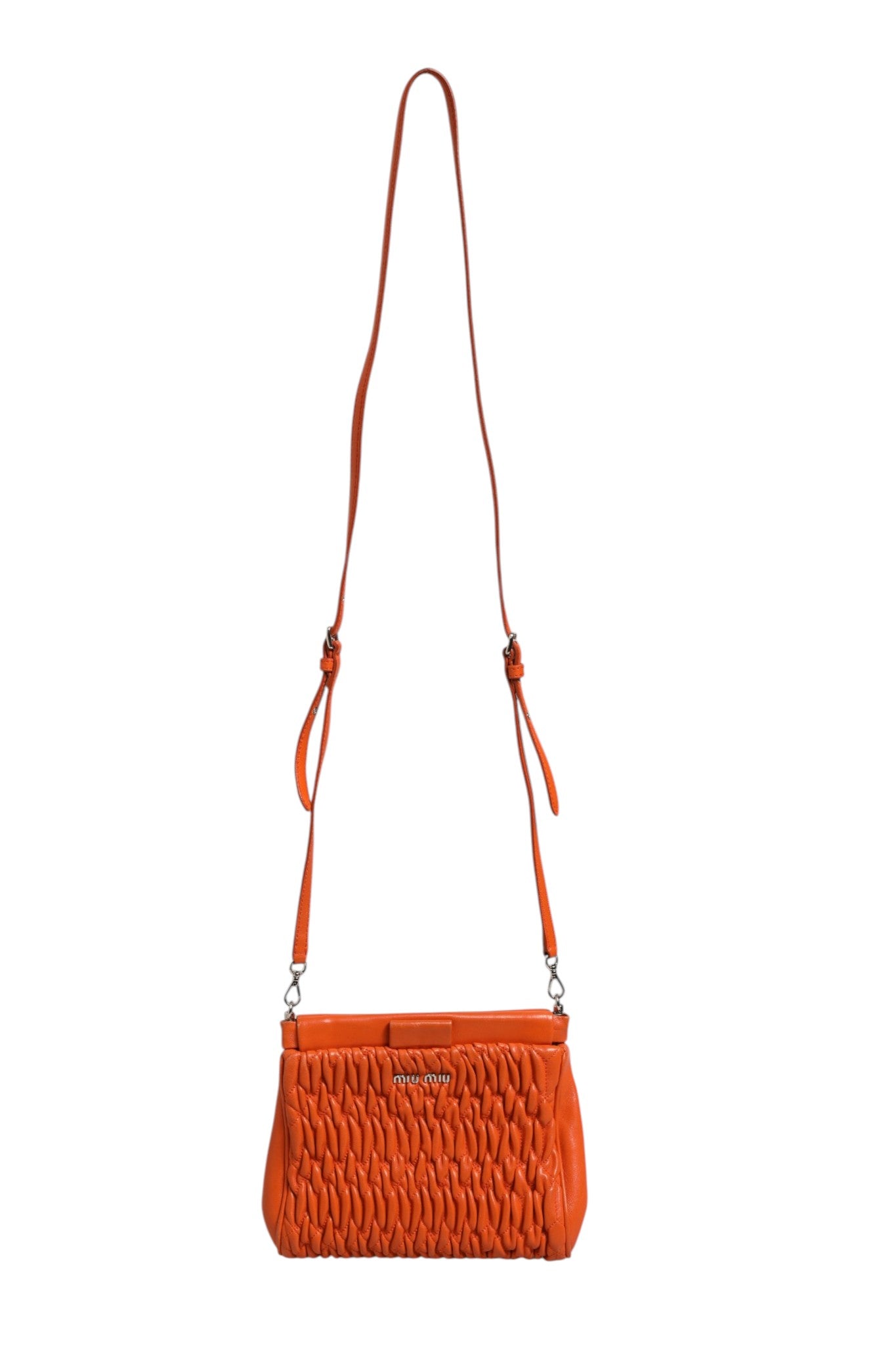 Miu Miu Orange crystal crossbodybag | Regal Royce