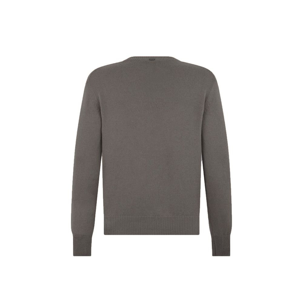 Herno Gray Cashmere Sweater | Regal Royce