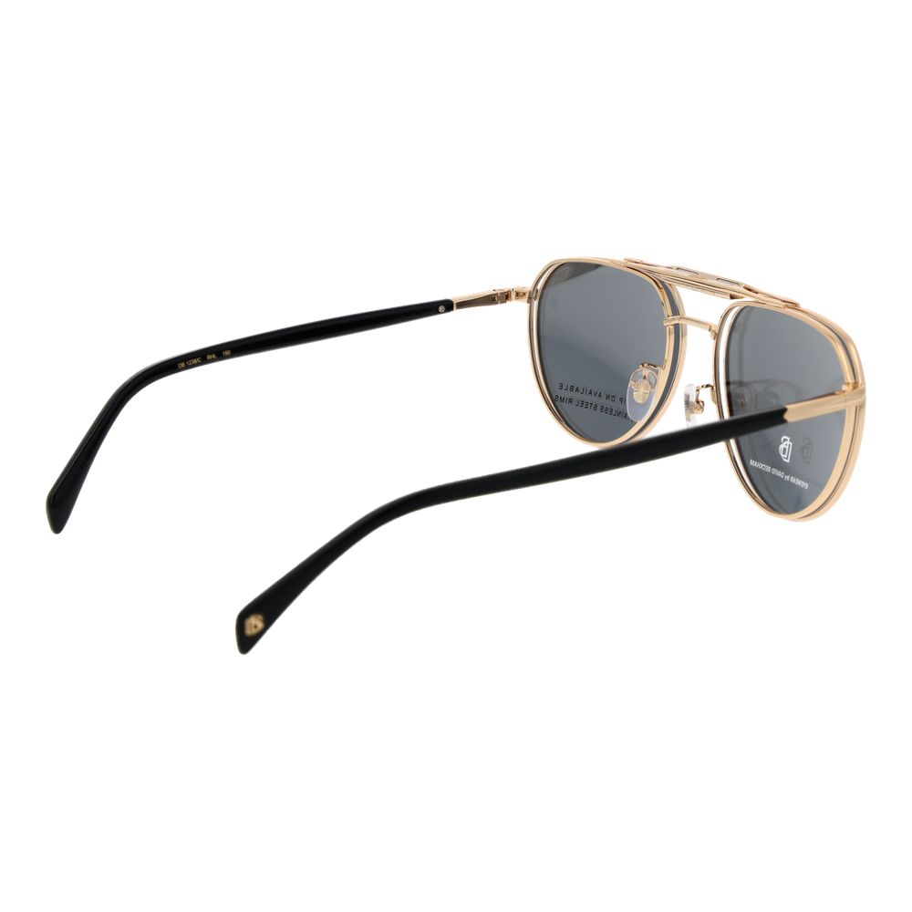 David Beckham Gold Metal Glasses (Frames) | Regal Royce