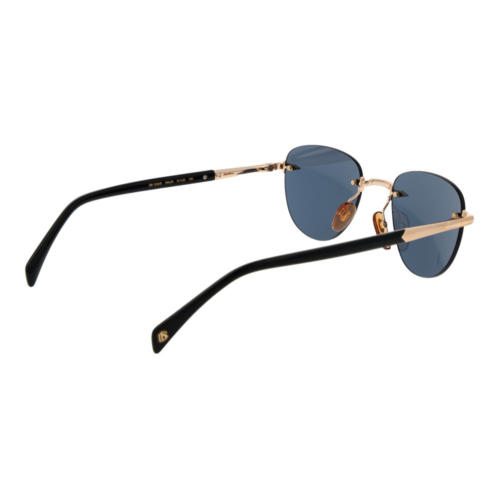 David Beckham Rose Gold Metal Sunglasses | Regal Royce