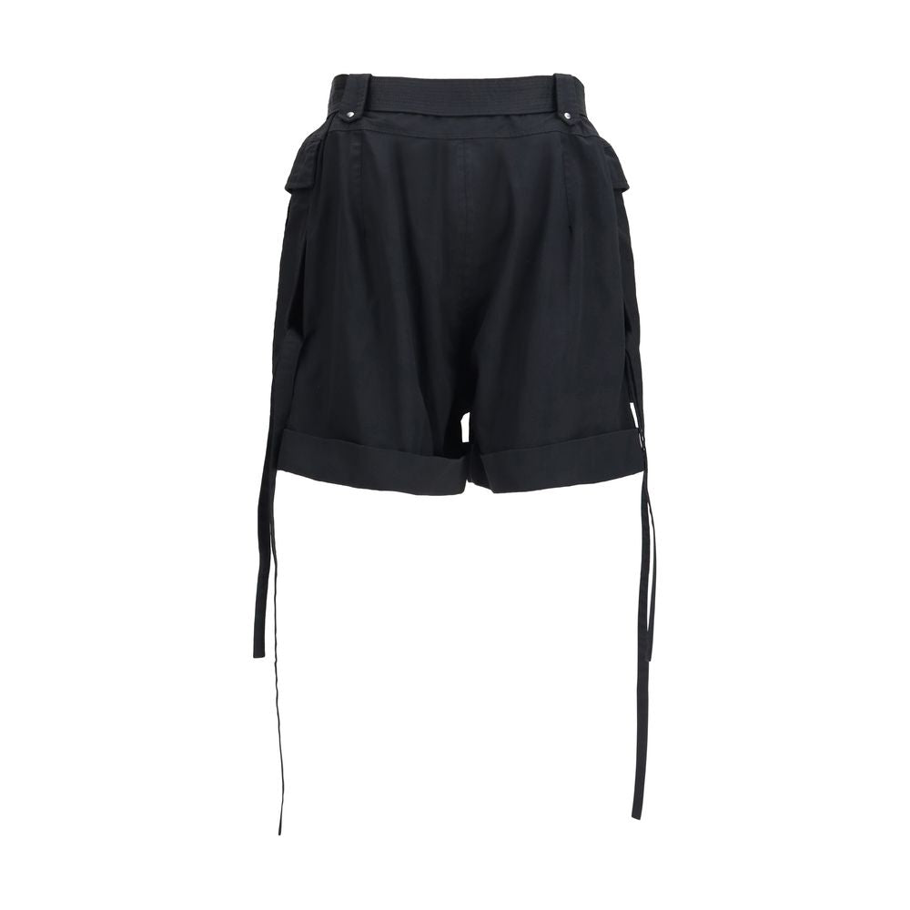 Alexander McQueen Black Cotton Bermuda Shorts | Regal Royce
