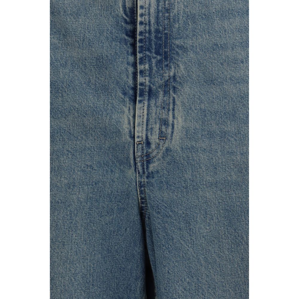 Maison Margiela Blue Cotton High-Waisted Jean | Regal Royce