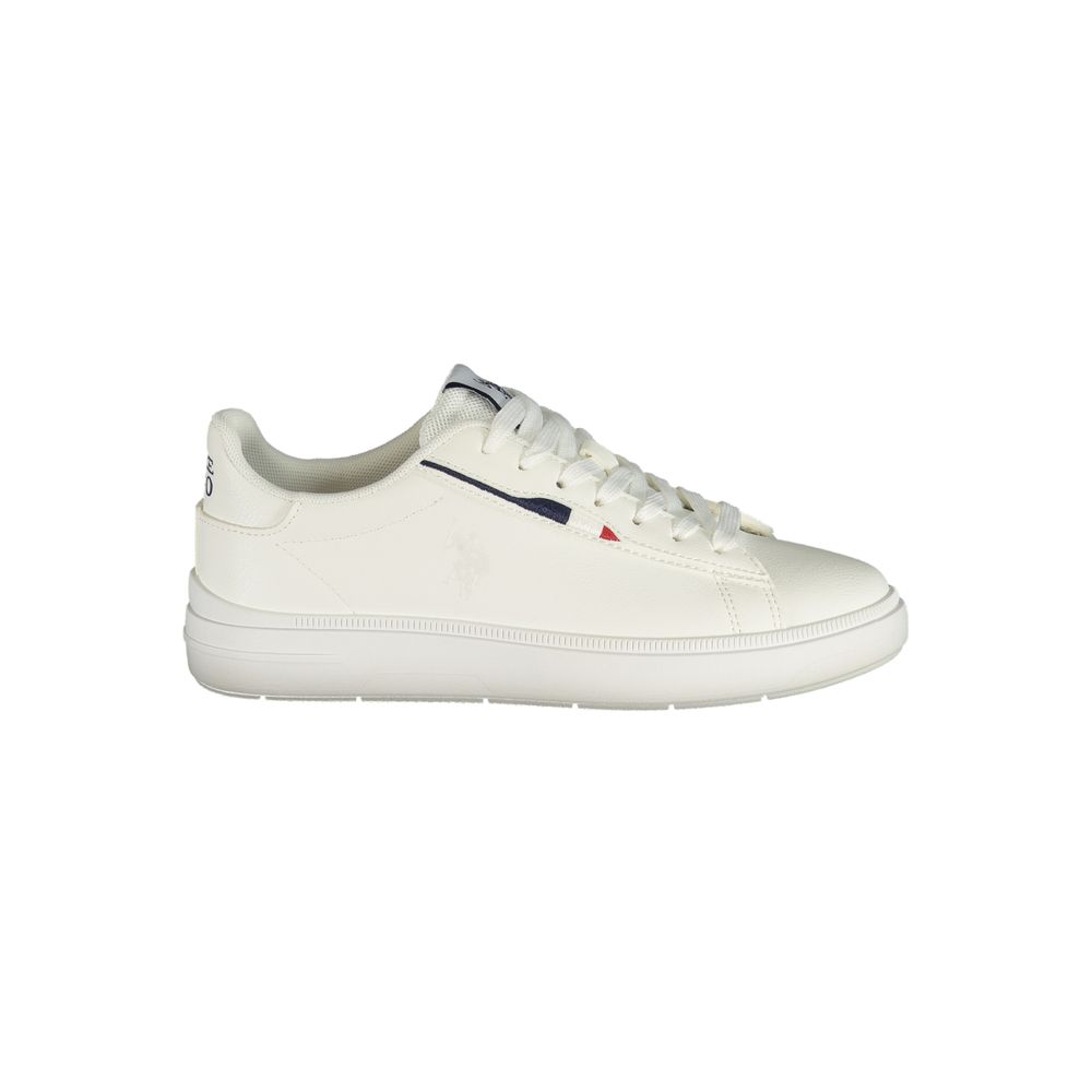 U.S. POLO ASSN. White Polyester Women's Sneaker | Regal Royce