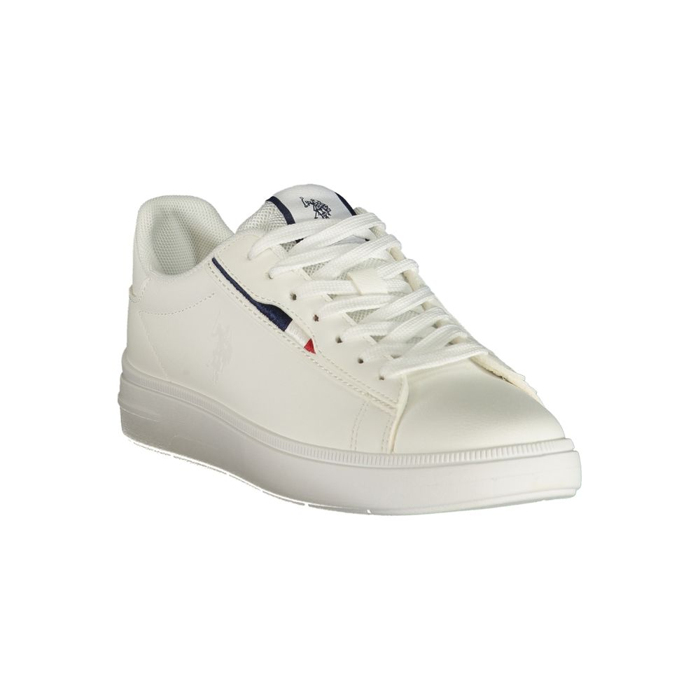 U.S. POLO ASSN. White Polyester Women's Sneaker | Regal Royce