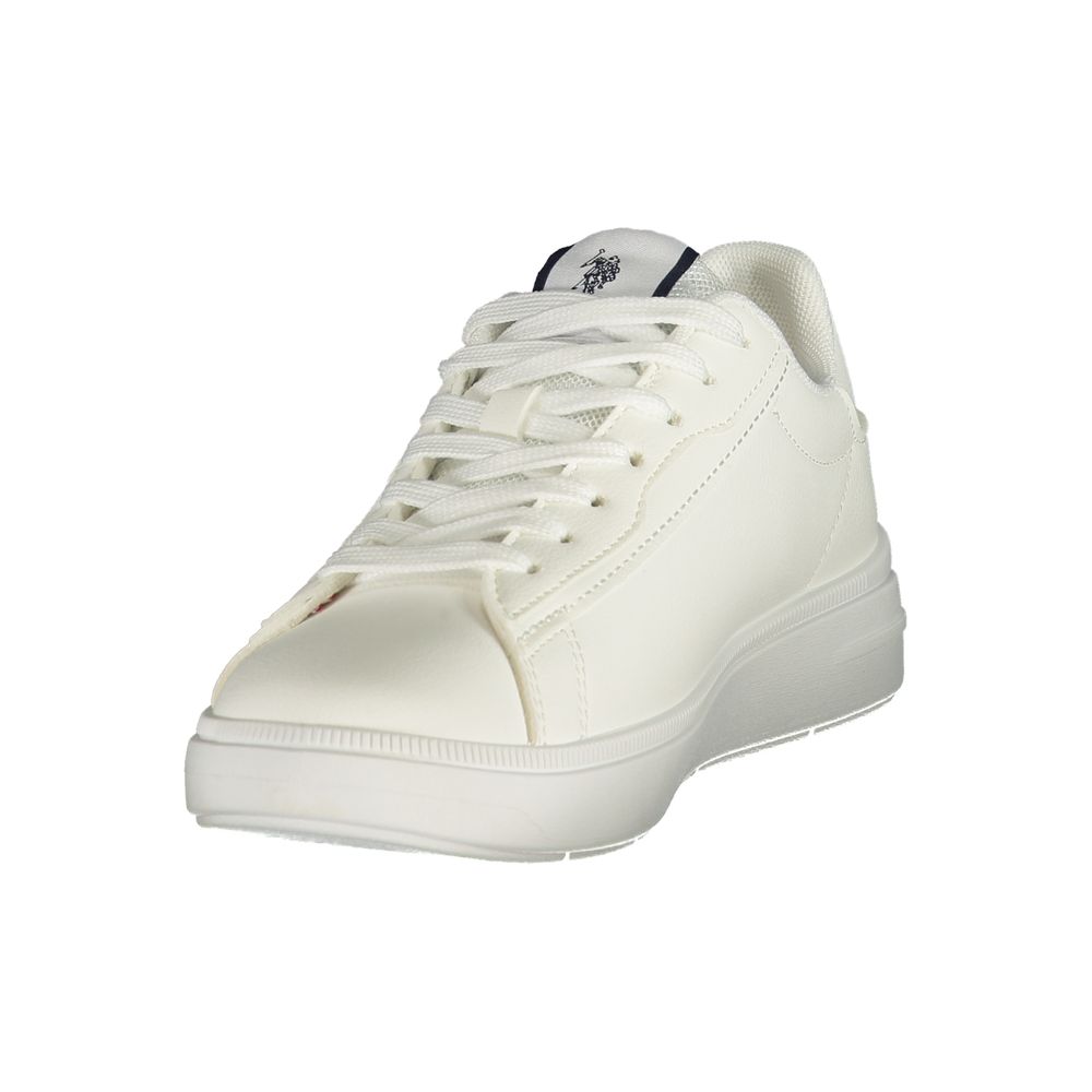 U.S. POLO ASSN. White Polyester Women's Sneaker | Regal Royce