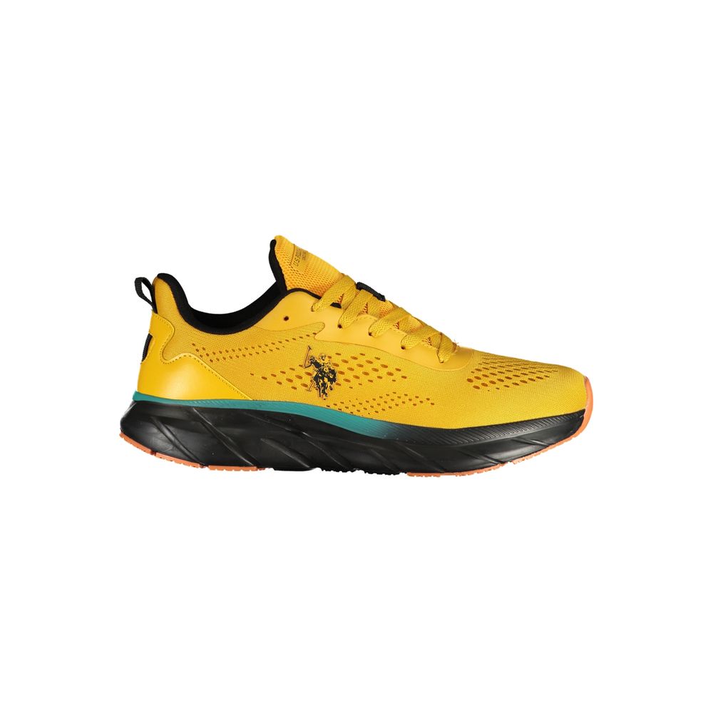 U.S. POLO ASSN. Yellow Polyester Men's Sneaker | Regal Royce