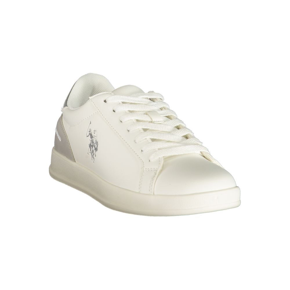 U.S. POLO ASSN. "White Polyurethane Women's Sneaker" | Regal Royce