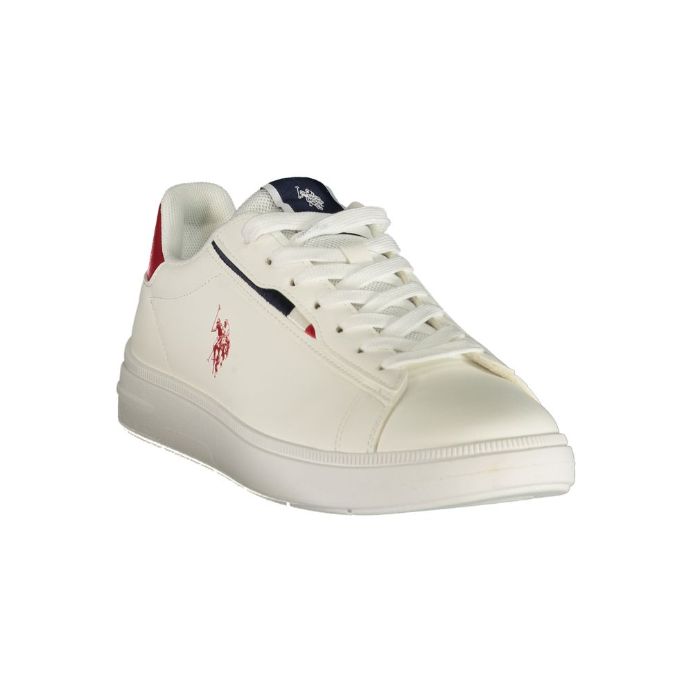 U.S. POLO ASSN. White Polyurethane Men's Sneaker | Regal Royce