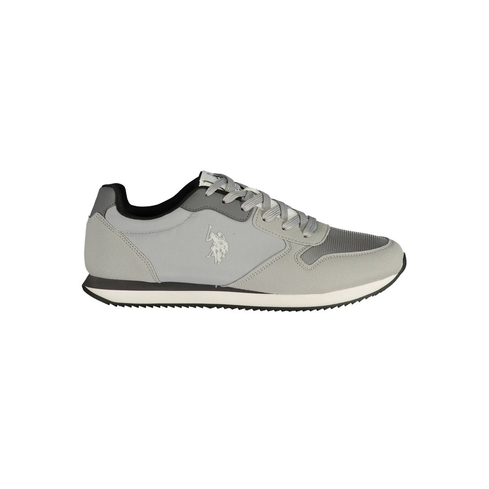 U.S. POLO ASSN. Dark Grey Polyurethane Men's Sneaker | Regal Royce