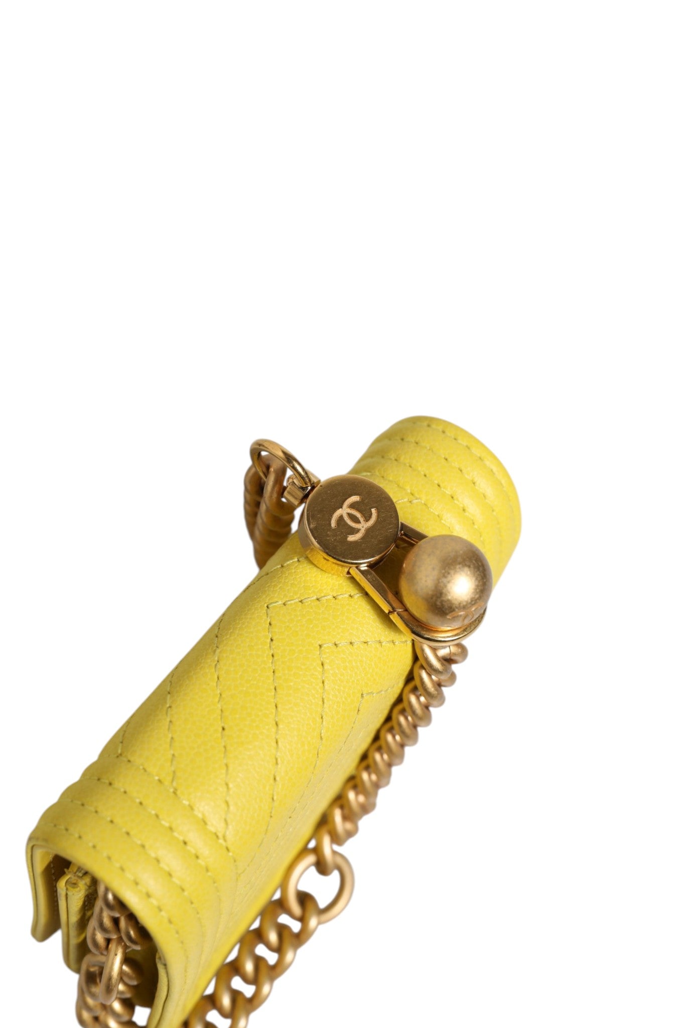 Chanel Crossbody Yellow Leather Bag | Regal Royce