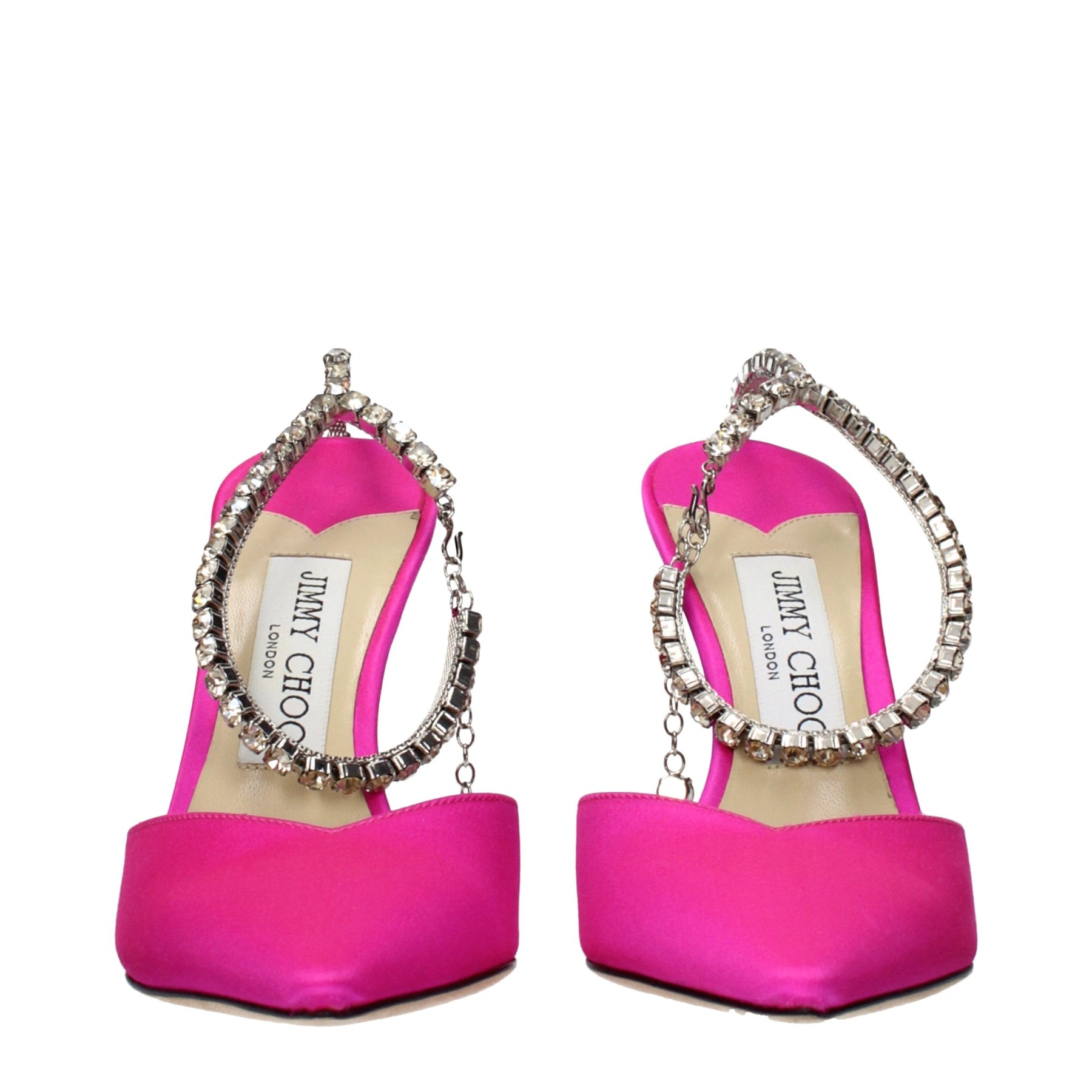 Jimmy Choo Pink Satin Stiletto Heel Sandals | Regal Royce