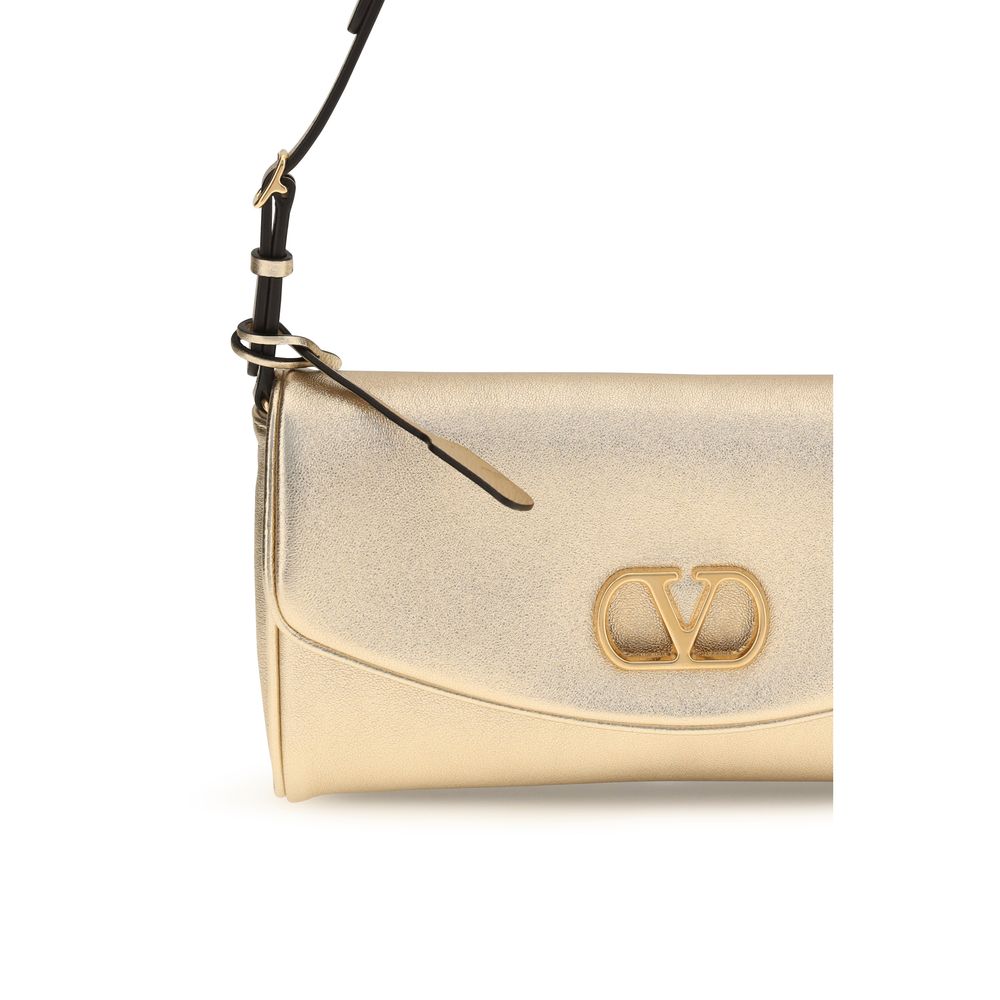 Valentino Garavani Gold Lamb Ovis Aries Aries Shoulder Bag | Regal Royce