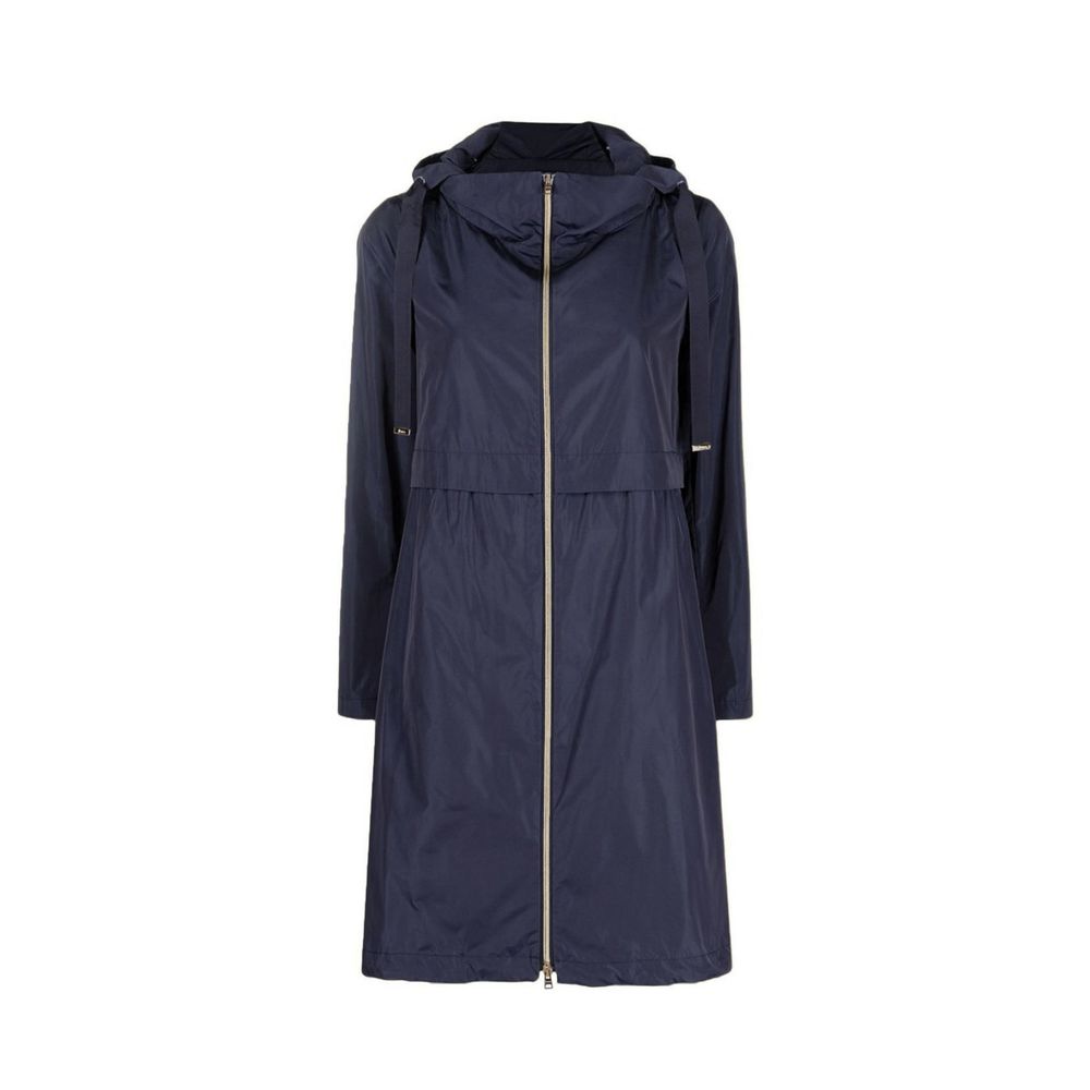 Herno Blue Polyester Coat | Regal Royce