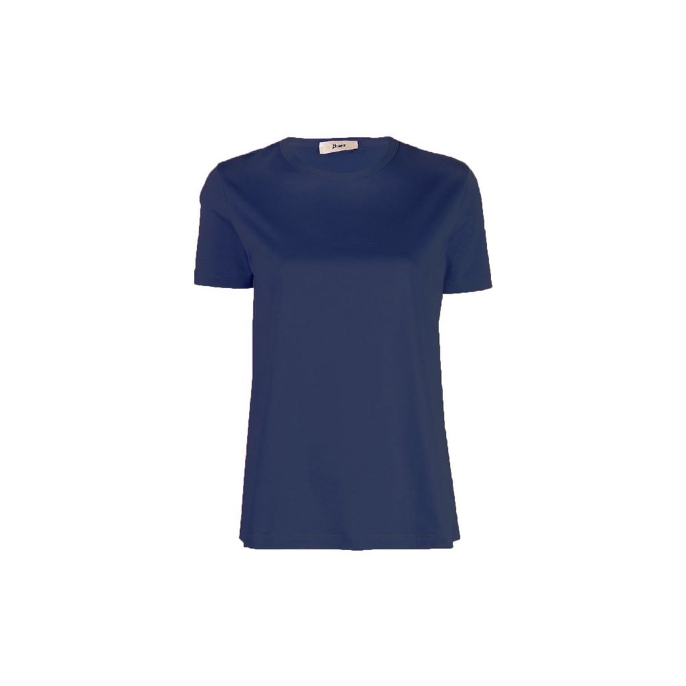 Herno Blue Cotton T-Shirt | Regal Royce