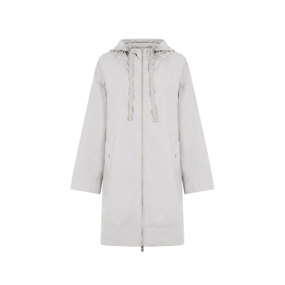 Herno Gray Elastane Coat | Regal Royce