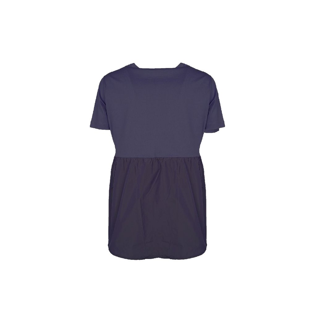 Herno Blue Cotton T-Shirt | Regal Royce