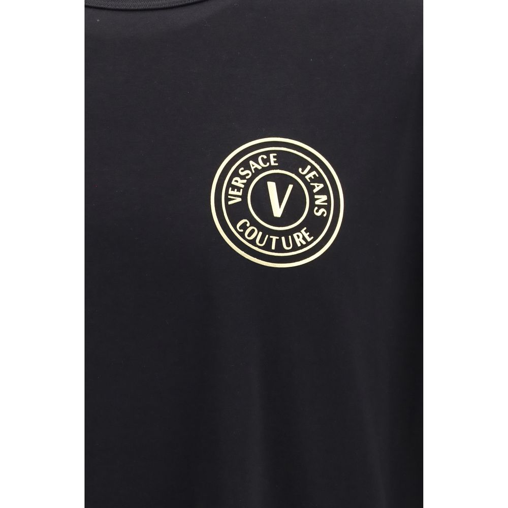 Versace Jeans Black Cotton T-Shirt | Regal Royce