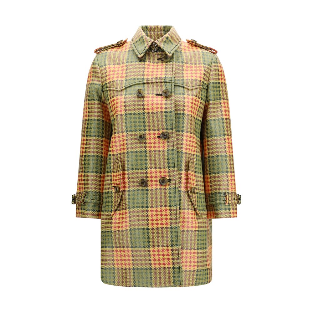 Burberry Multicolor Polyester Trench Coat | Regal Royce