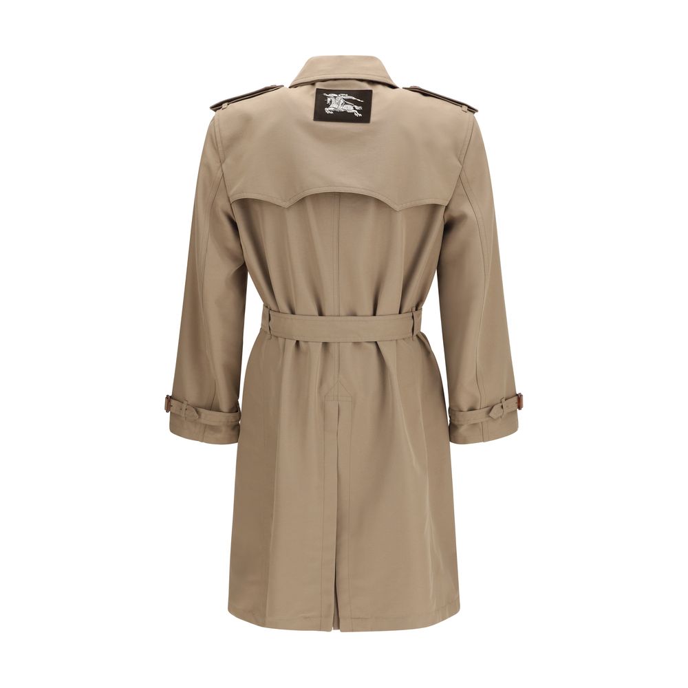 Burberry Brown Silk Trench Coat | Regal Royce