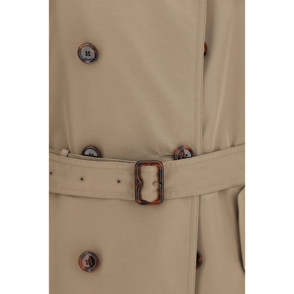 Burberry Brown Silk Trench Coat | Regal Royce