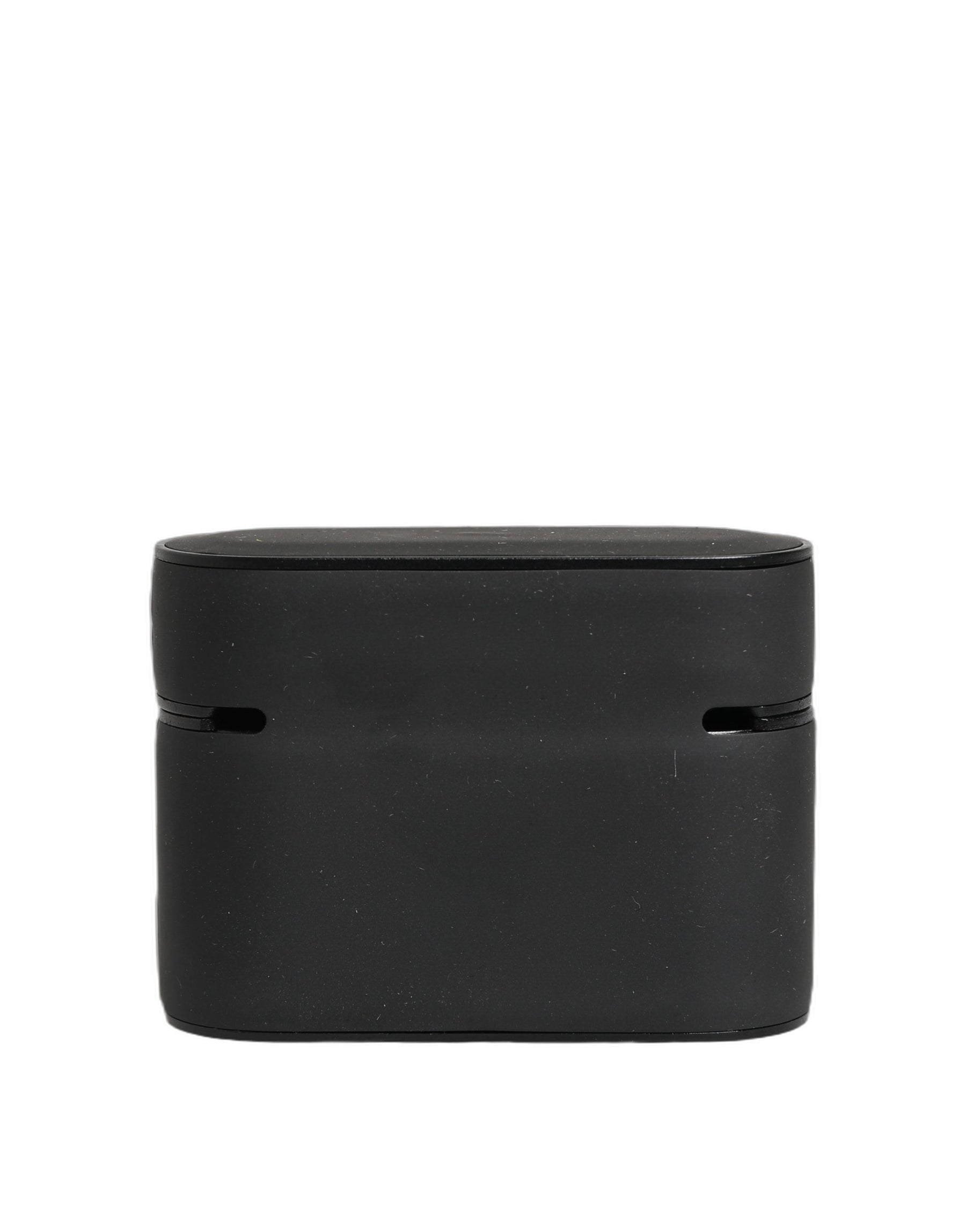 Dolce & Gabbana Case Black PVC Embossed Logo Flip Holder Women Airpods | Regal Royce