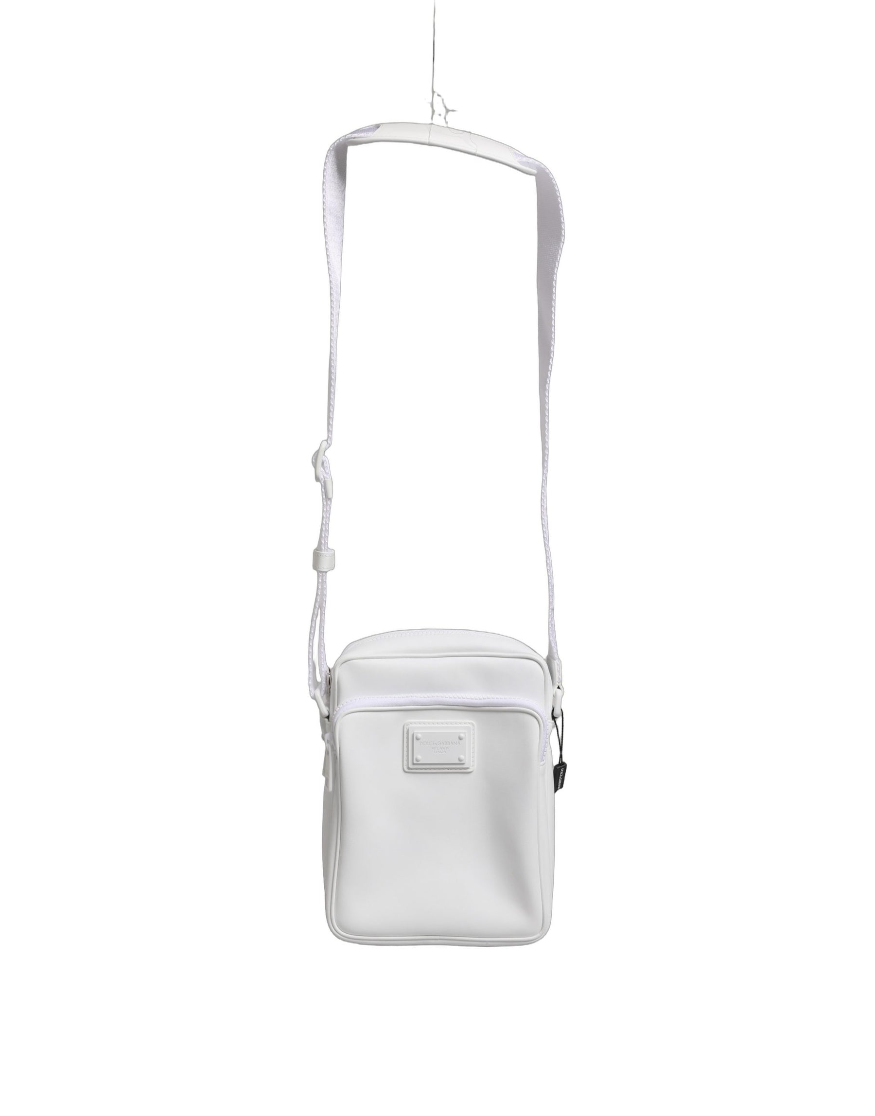 Dolce & Gabbana White Logo Plaque Crossbody Shoulder Borse Men Bag | Regal Royce