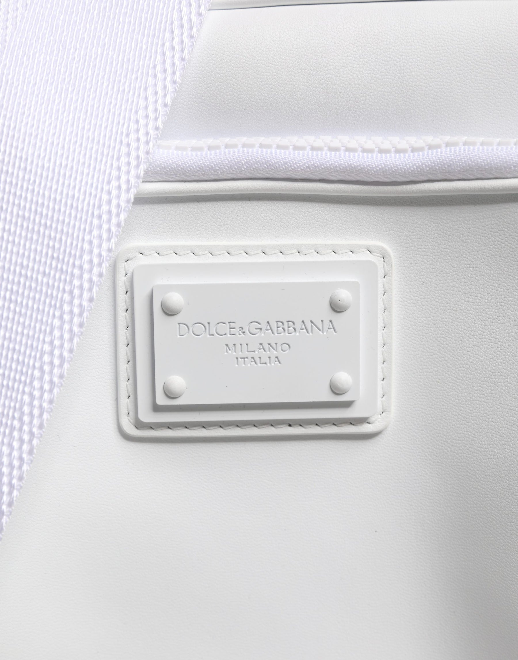 Dolce & Gabbana White Logo Plaque Crossbody Shoulder Borse Men Bag | Regal Royce