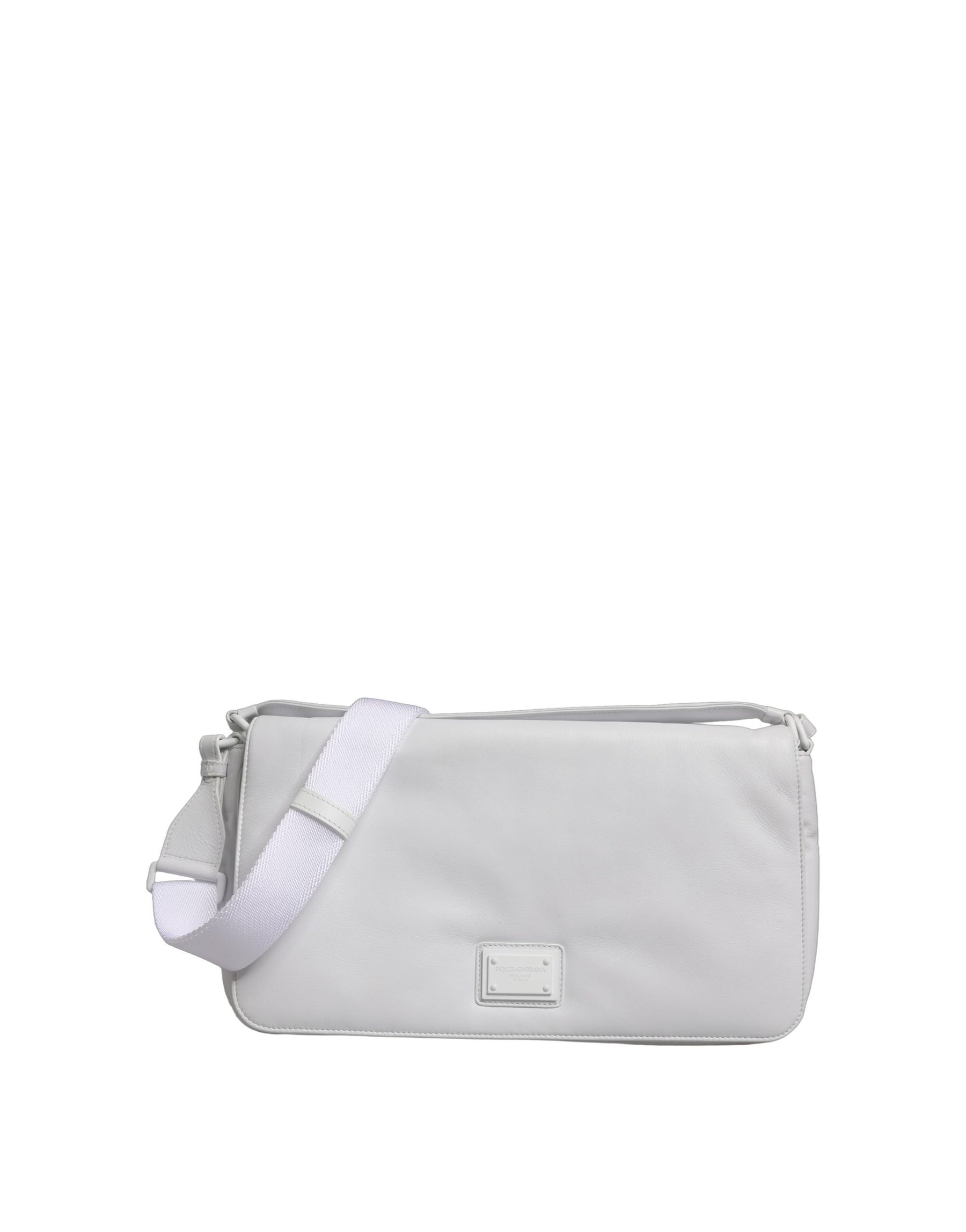 Dolce & Gabbana White Logo Plaque Crossbody Shoulder Borse Women Bag | Regal Royce