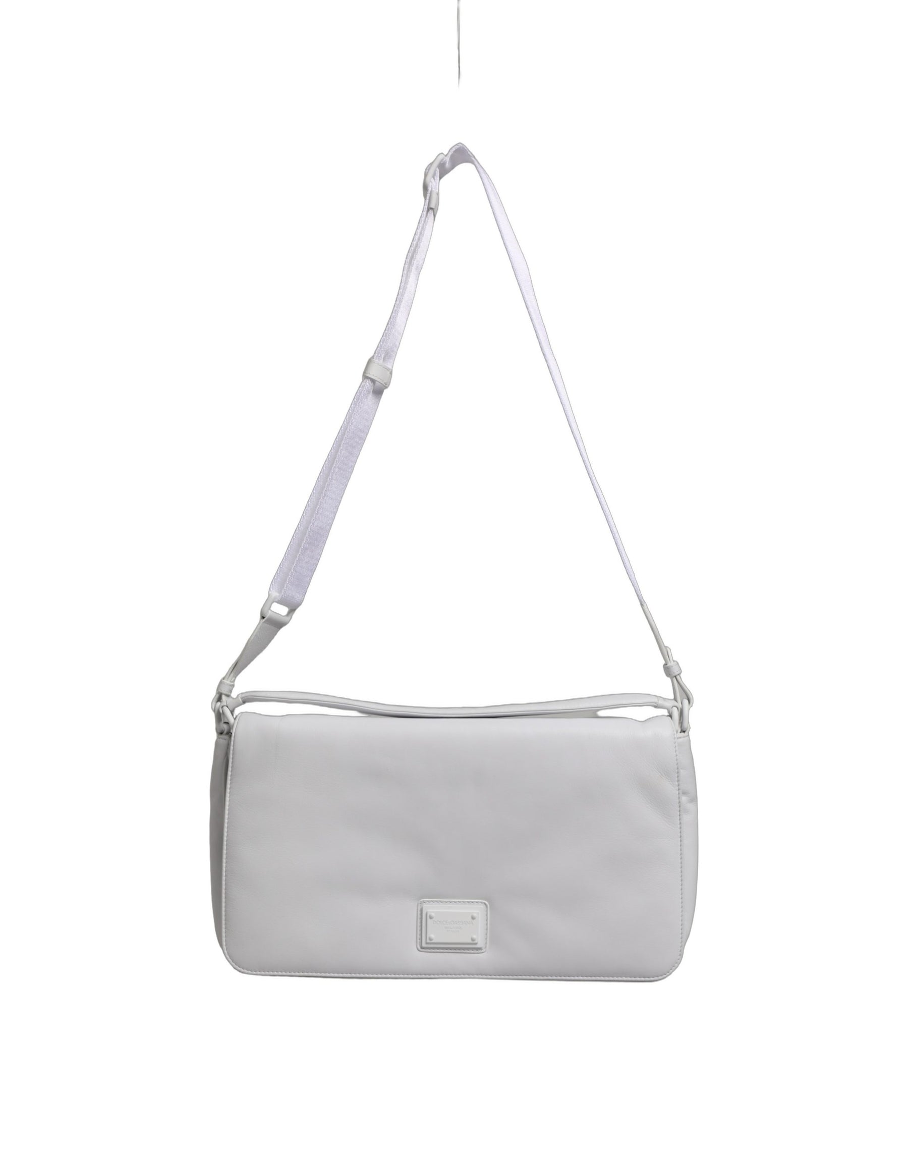 Dolce & Gabbana White Logo Plaque Crossbody Shoulder Borse Women Bag | Regal Royce