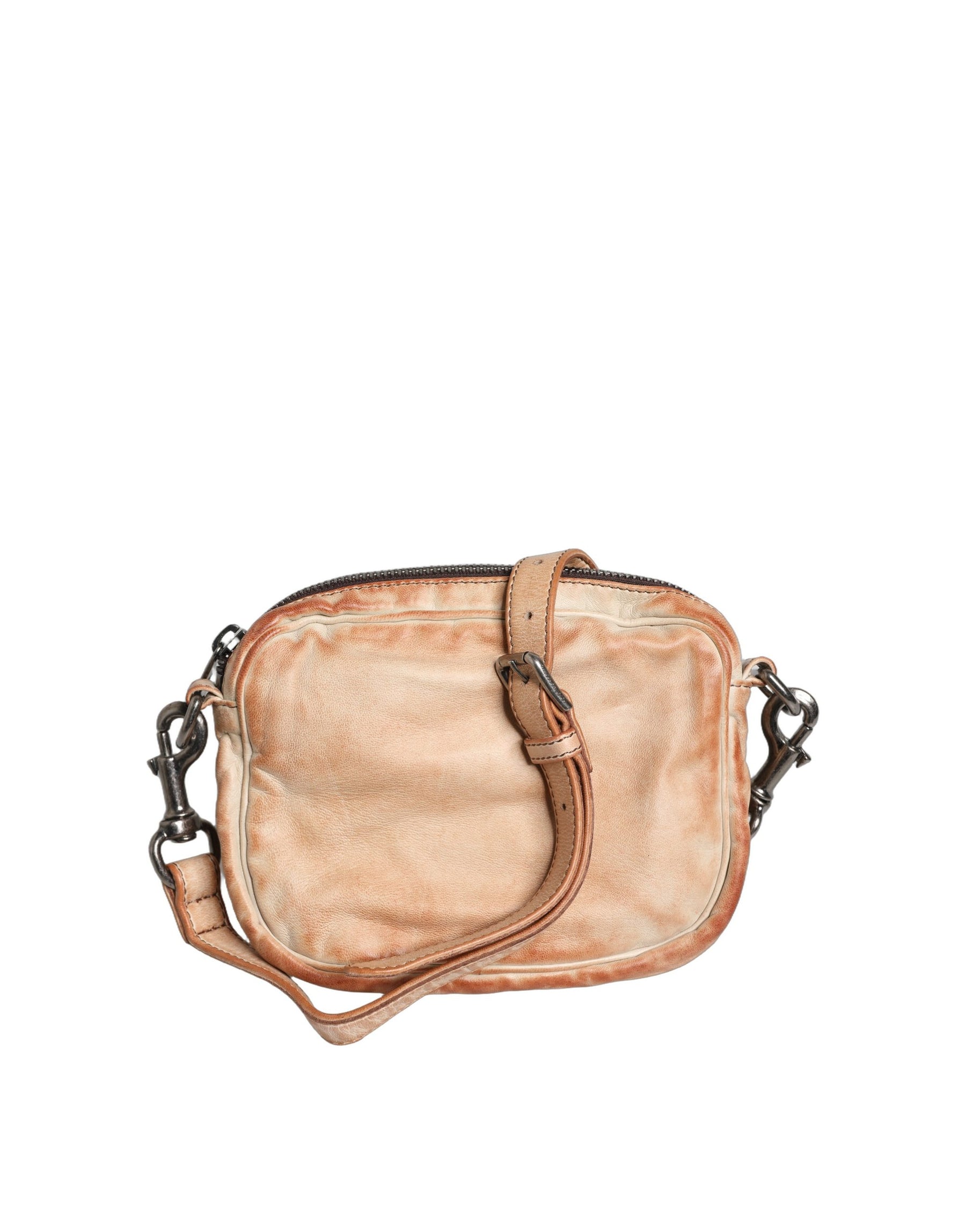 Dolce & Gabbana Beige Vintage Leather Logo Plaque Shoulder Borse Men Bag | Regal Royce