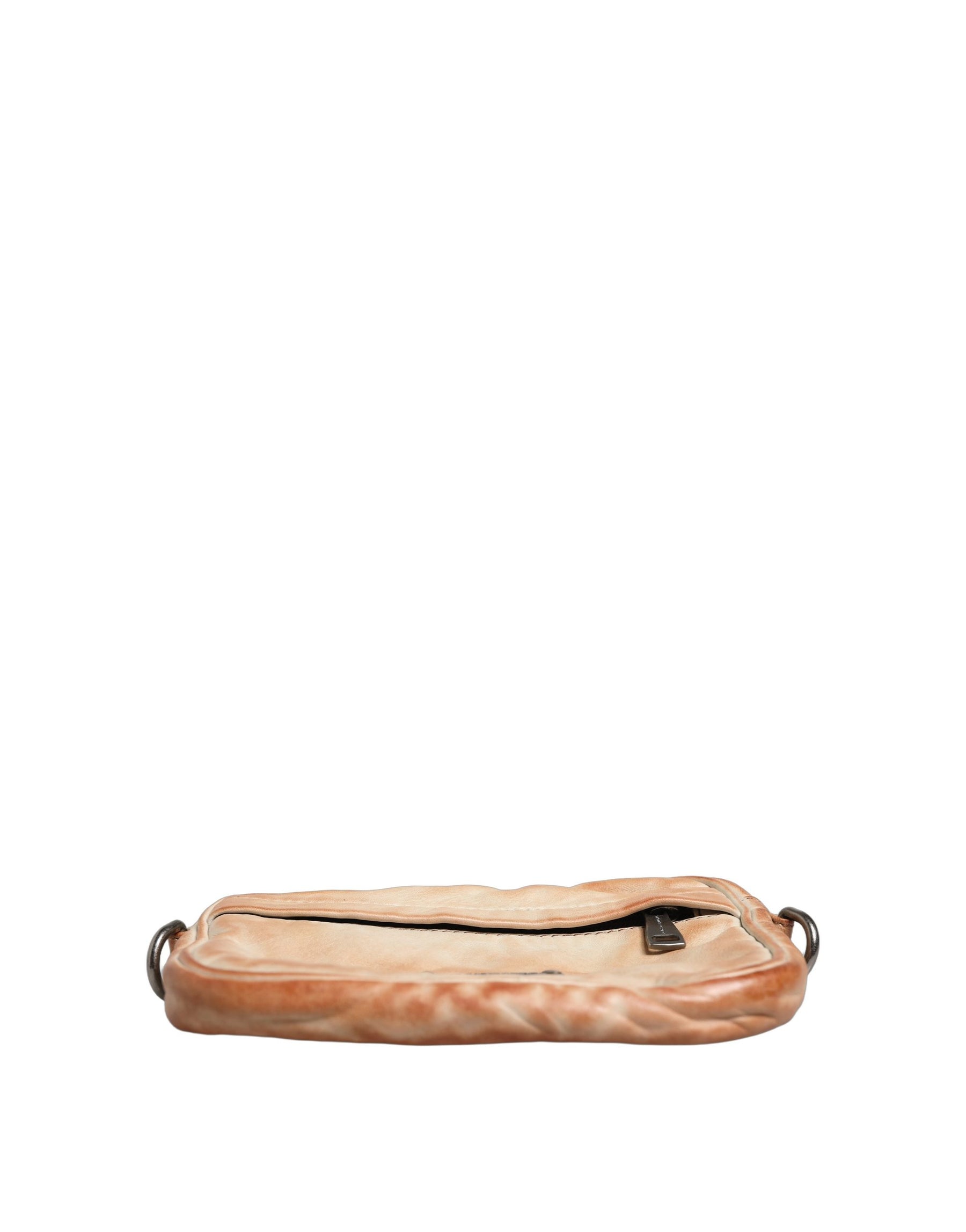 Dolce & Gabbana Beige Vintage Leather Logo Plaque Shoulder Borse Men Bag | Regal Royce