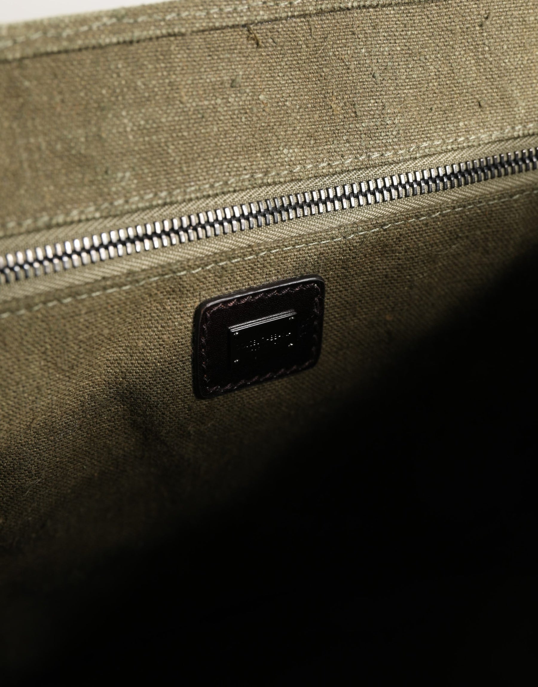 Dolce & Gabbana Military Green Two Tone Messenger Shoulder Borse Men Bag | Regal Royce