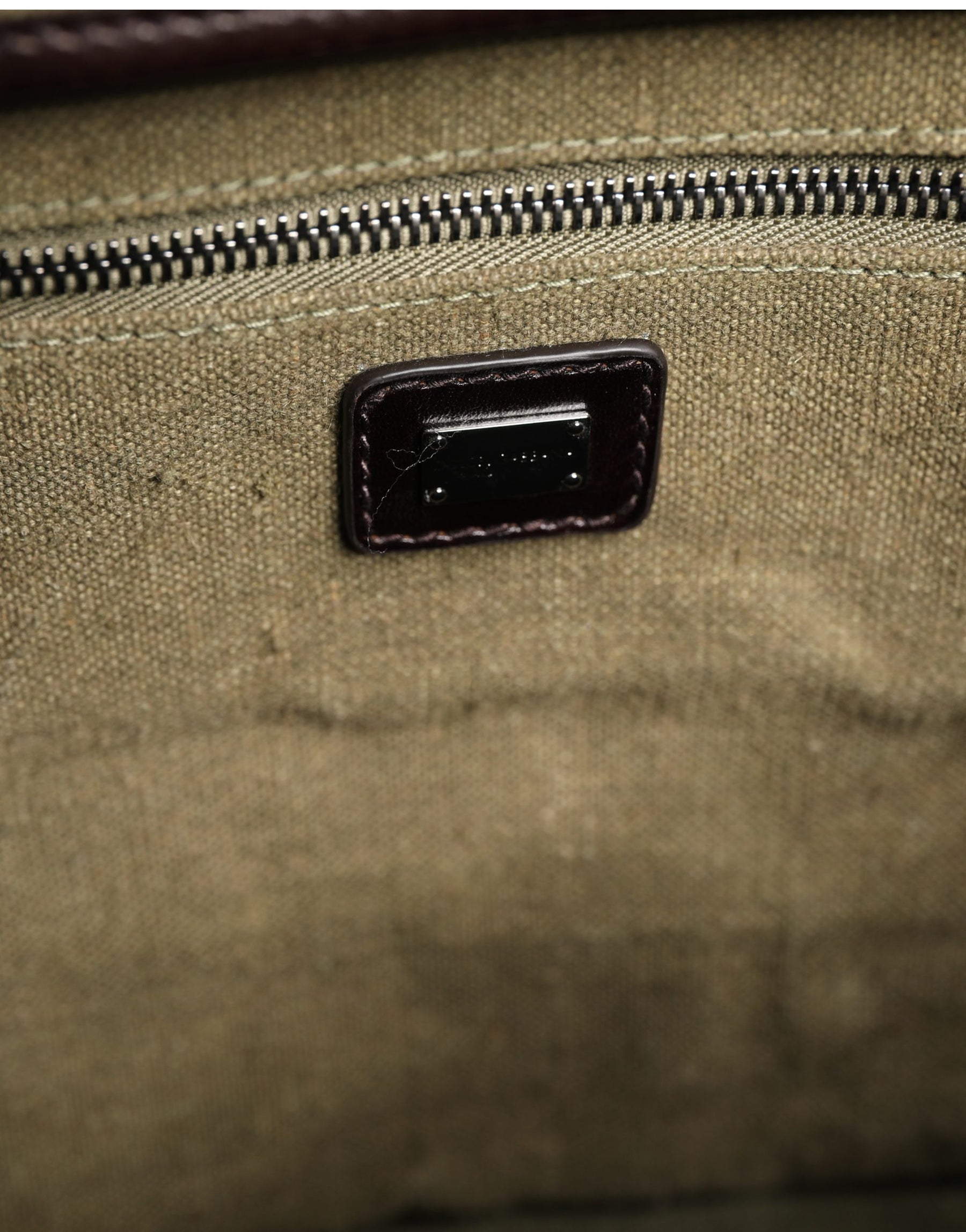 Dolce & Gabbana Military Green Two Tone Tote Duffel Shoulder Borse Bag | Regal Royce
