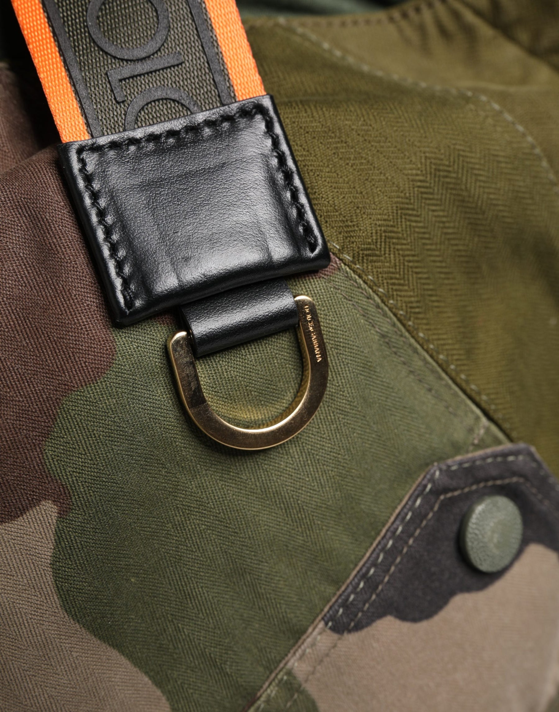 Dolce & Gabbana Military Green Patchwork Rucksack Backpack Borse Men Bag | Regal Royce