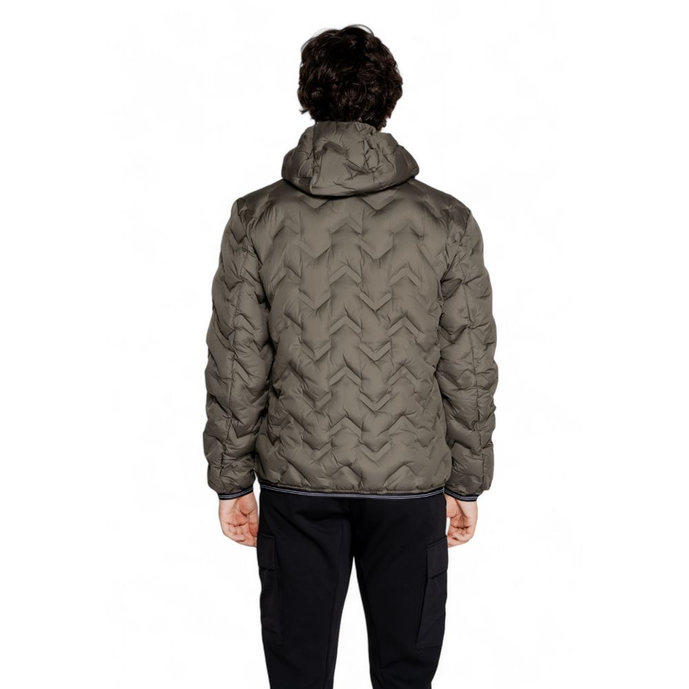 Blauer Bicolor Polyethylene Full-Length Jacket | Regal Royce