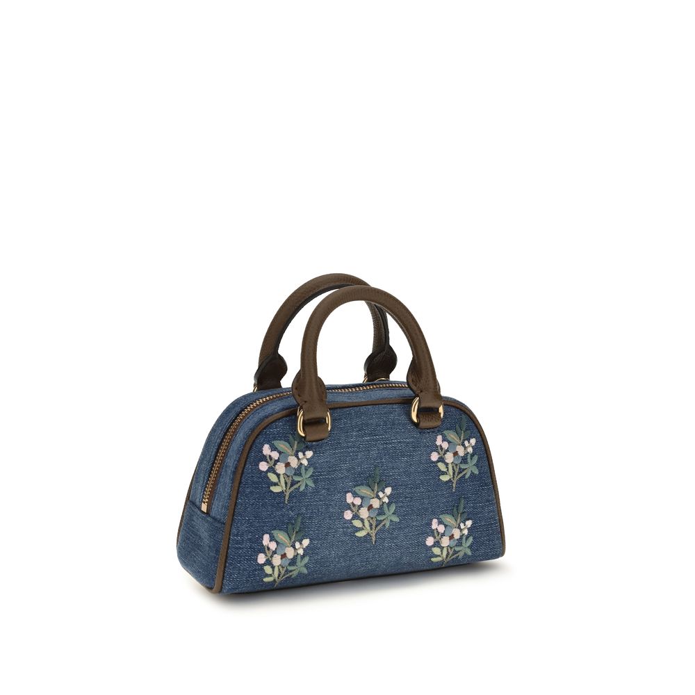 Valentino Garavani Blue Cotton Handbag | Regal Royce
