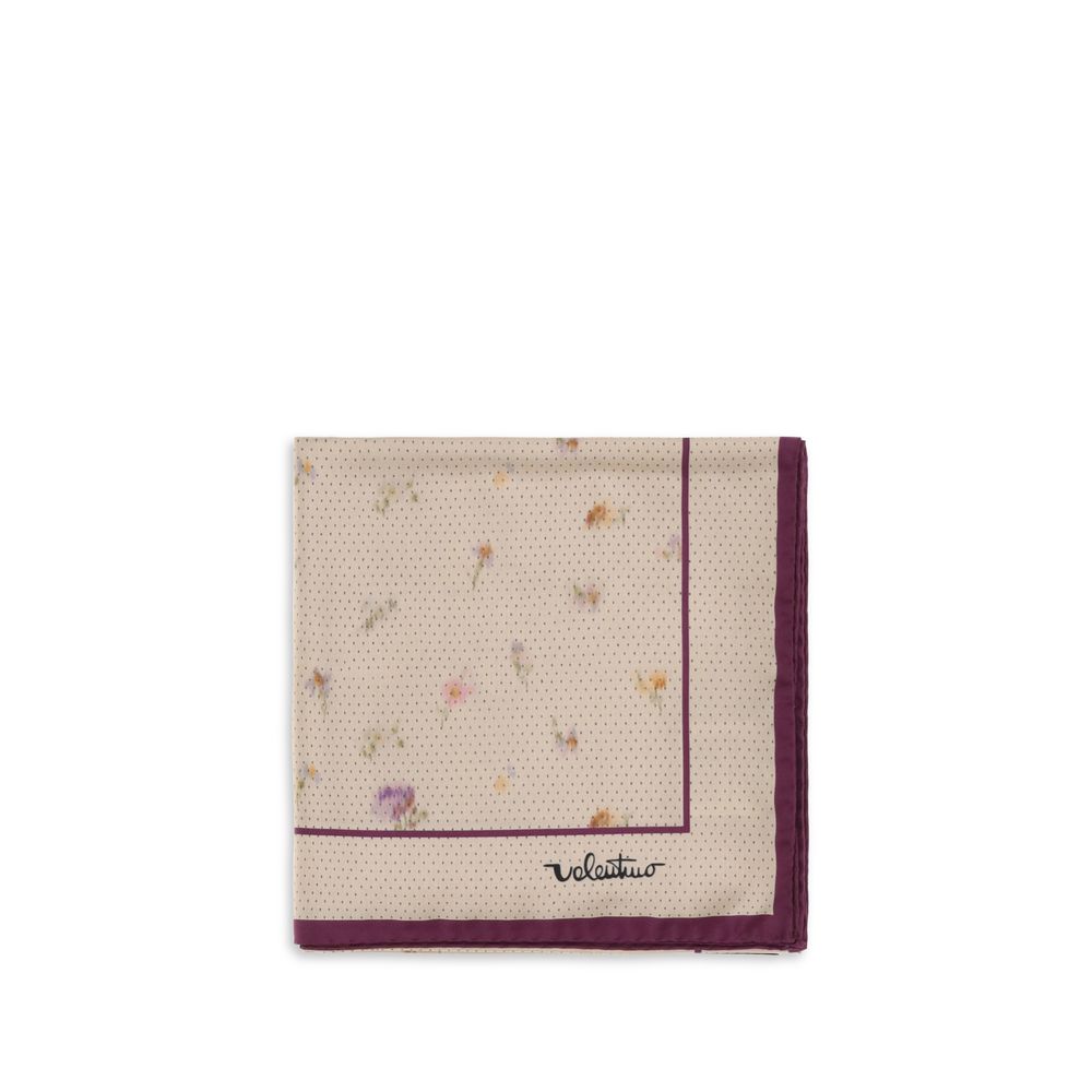 Valentino Garavani Beige Silk Scarf | Regal Royce