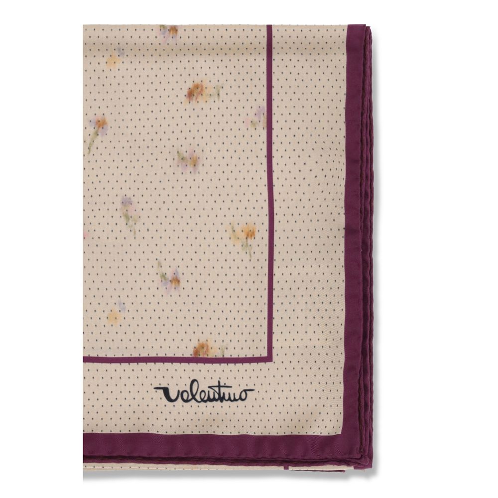 Valentino Garavani Beige Silk Scarf | Regal Royce