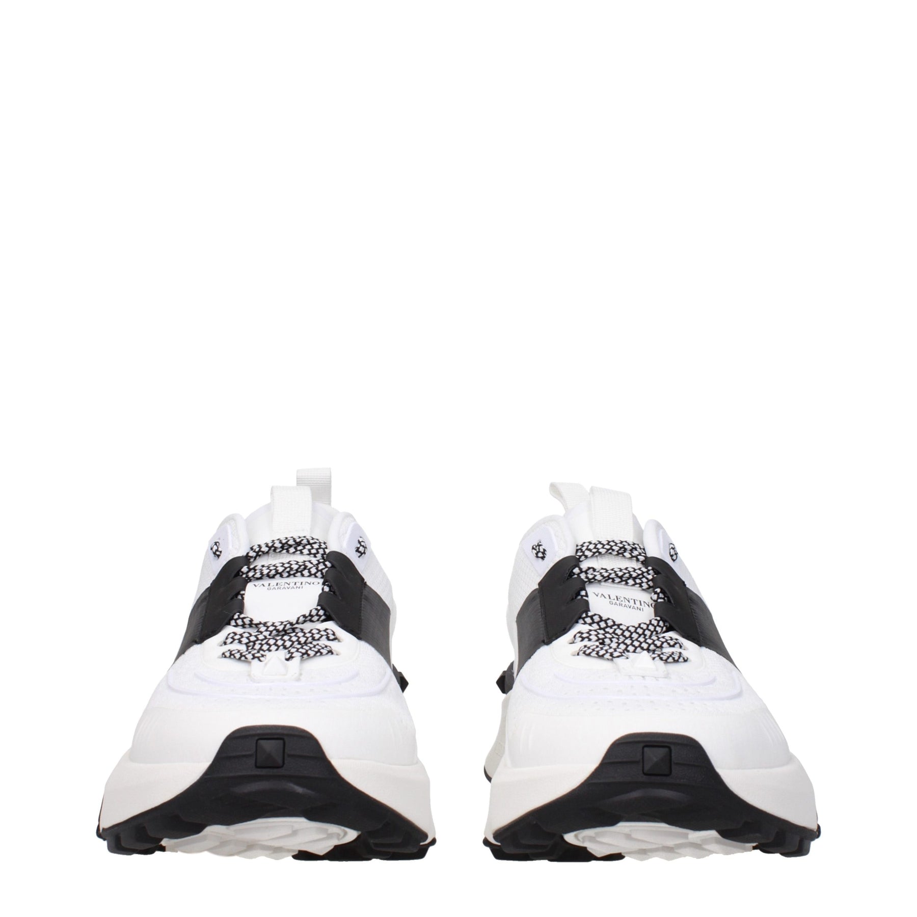 Valentino Garavani White Fabric Athletic Sneakers | Regal Royce