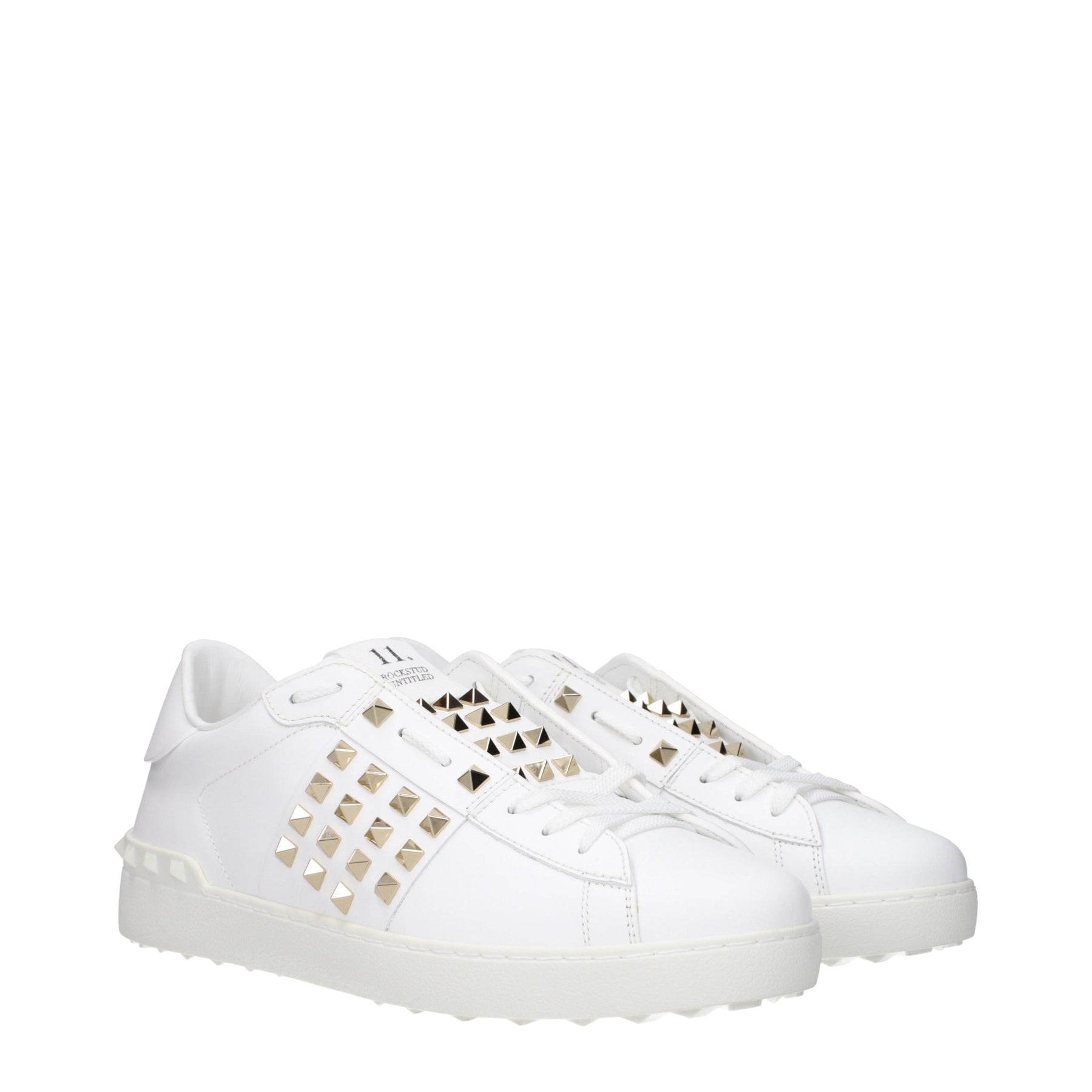 Valentino Garavani White Leather Low Top Sneakers | Regal Royce