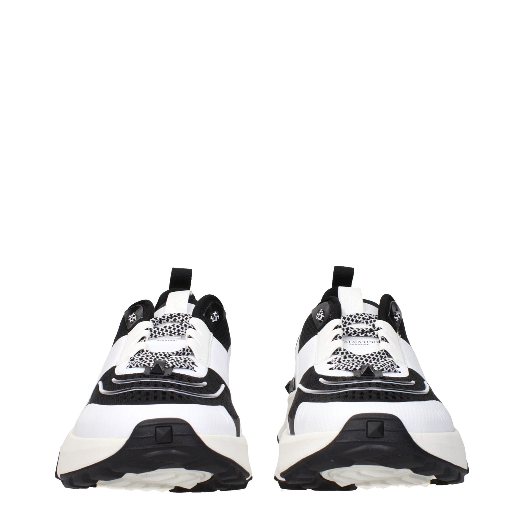Valentino Garavani Black Fabric Athletic Sneakers | Regal Royce