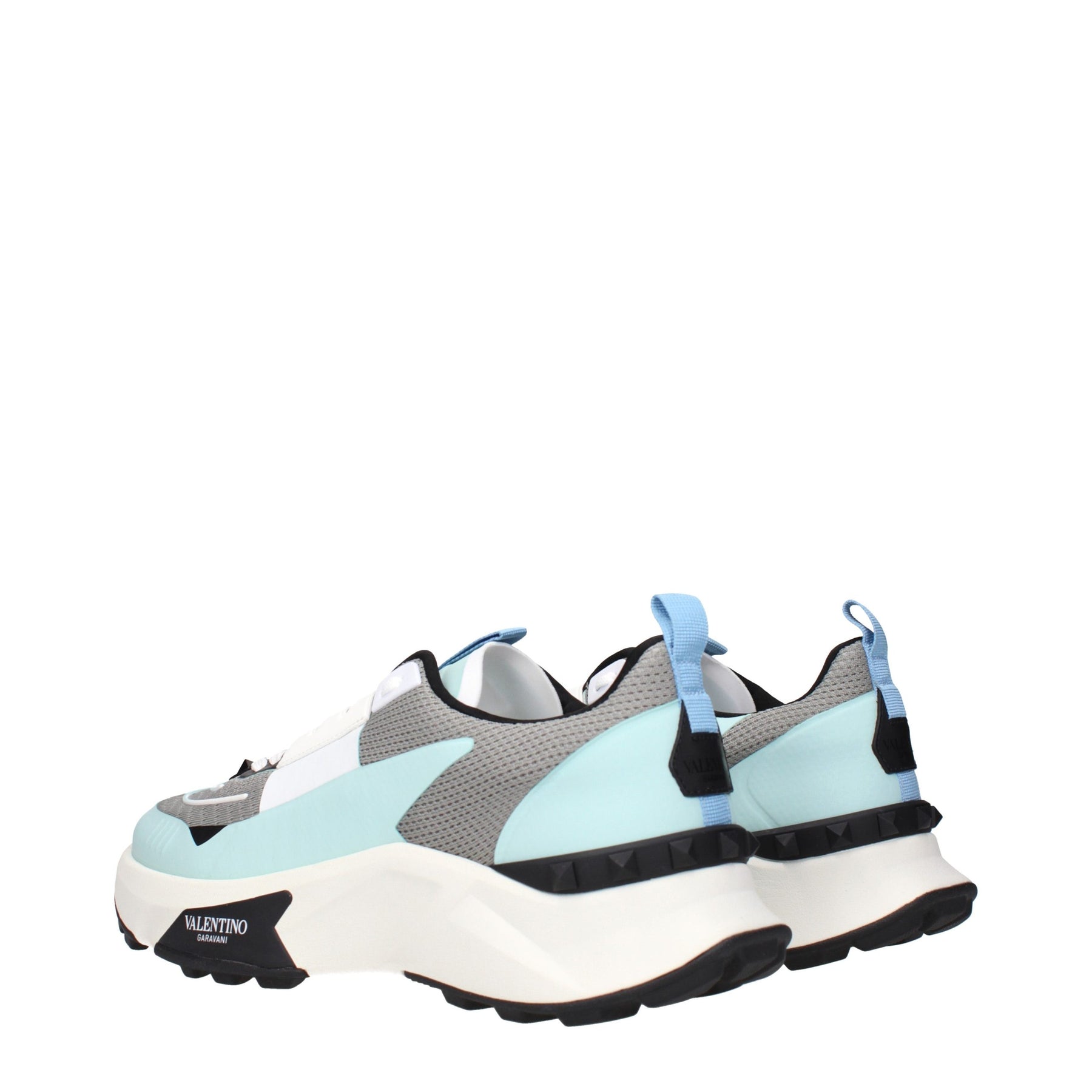 Valentino Garavani Gray Fabric Athletic Sneakers | Regal Royce