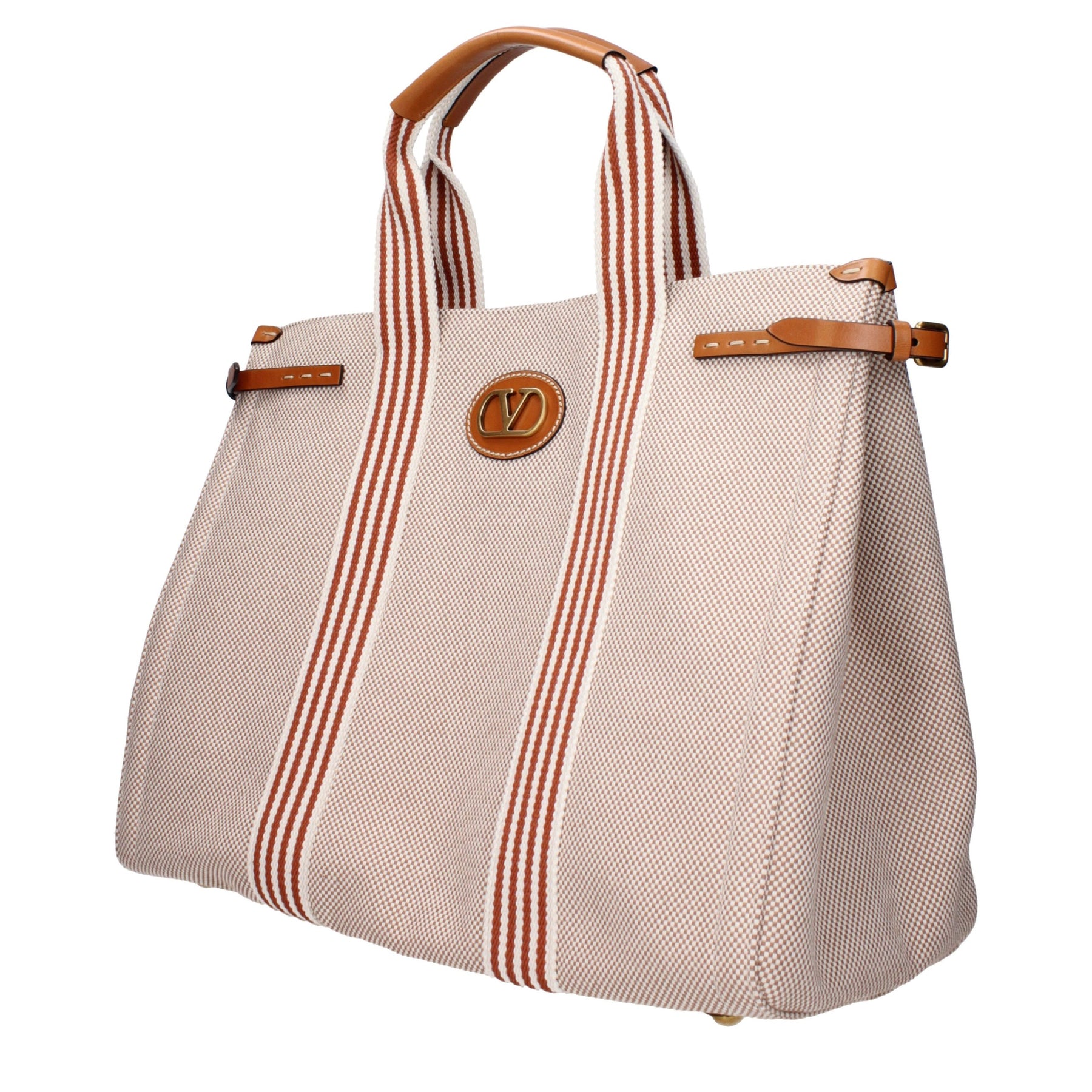 Valentino Garavani Beige Fabric Handbag | Regal Royce