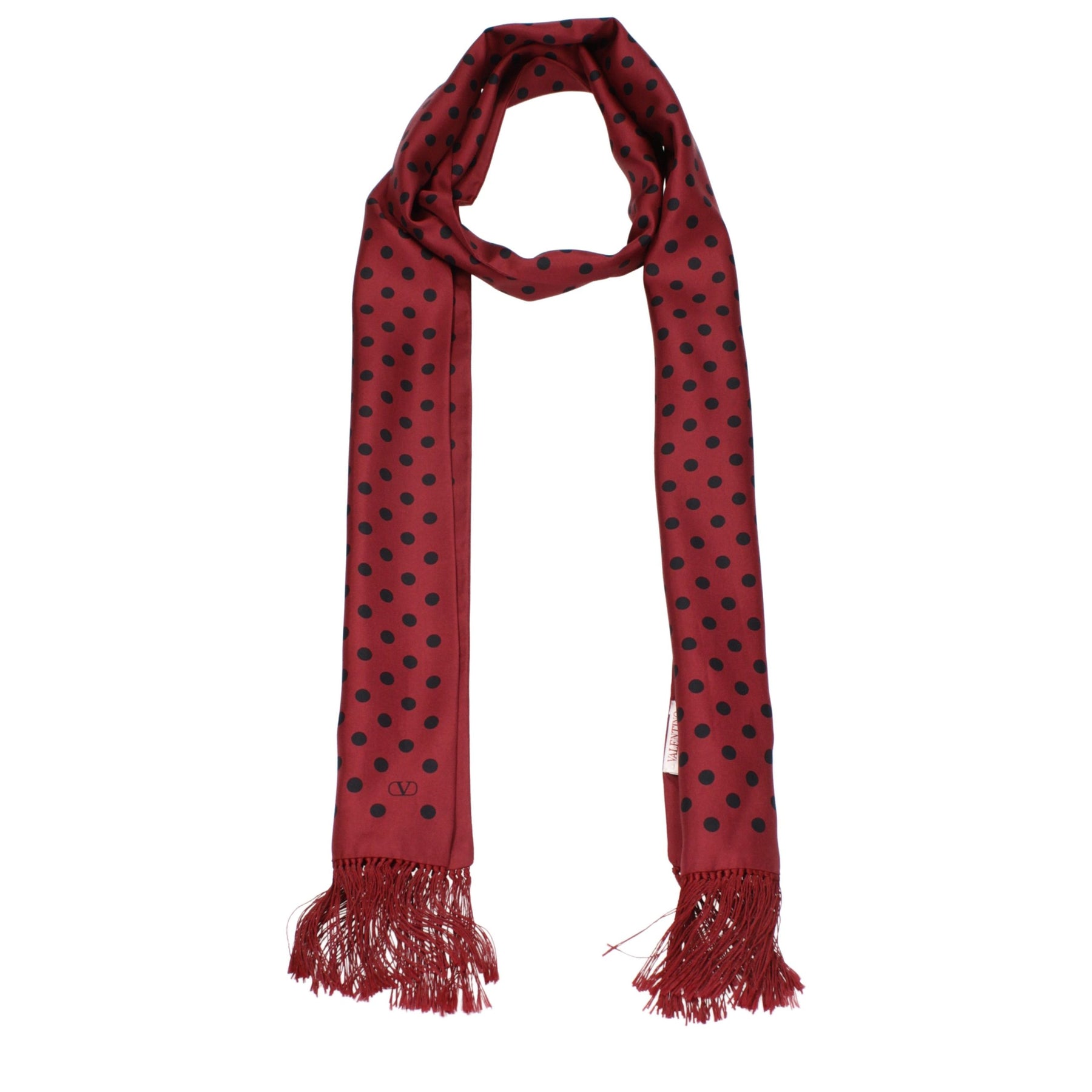 Valentino Garavani Red Silk Foulard | Regal Royce